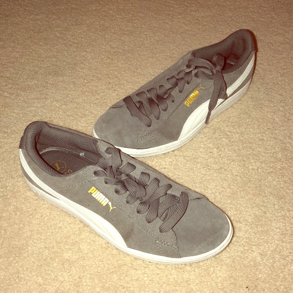 PUMA gray sneakers